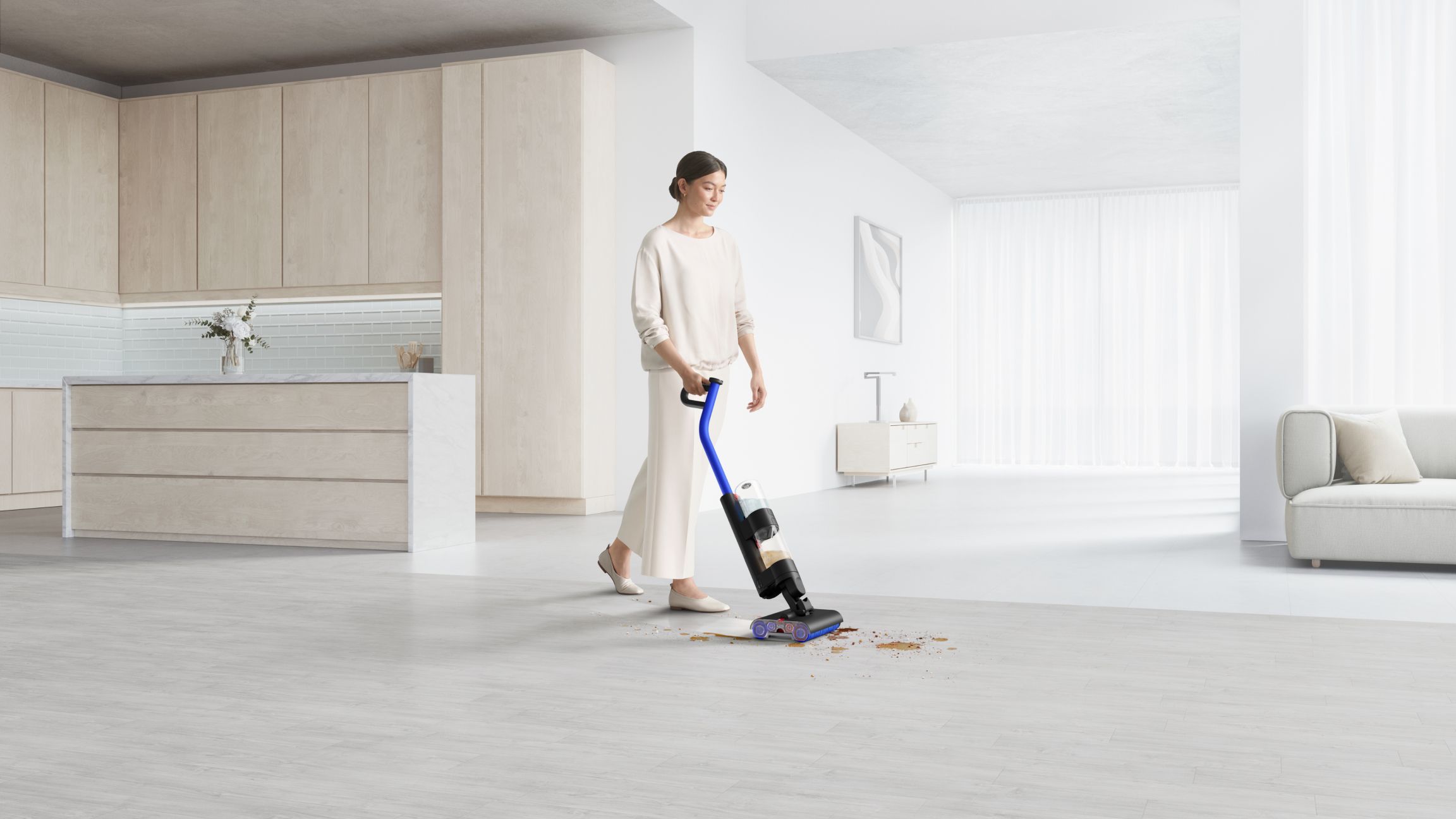 Dyson WashG1™ wet cleaner (Matte Black/Ultra Blue)